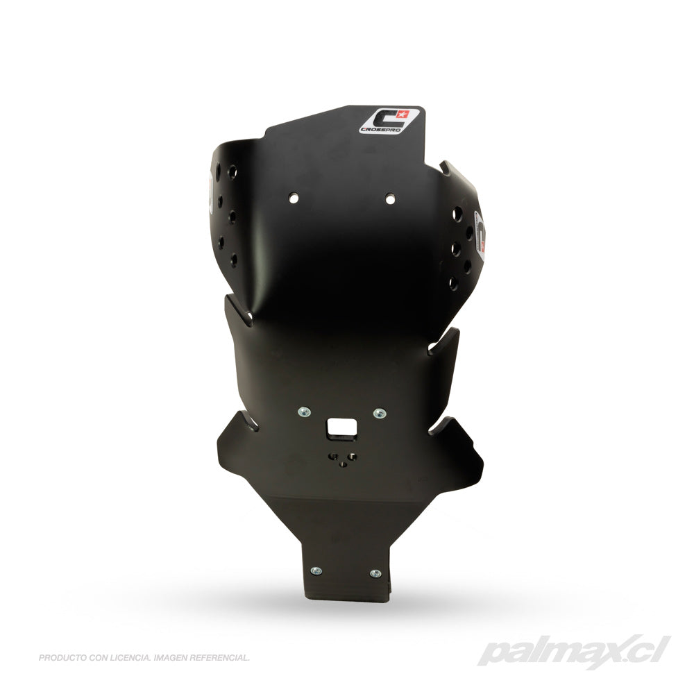 Protector de carter y basculante (negro) Hard X 8.0  DTC para Sherco SEF 250/300R '21 - '25 | CrossPro